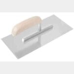 Gladilka zidarska 270 X 130 mm Inox / Lesen ročaj - Gladka