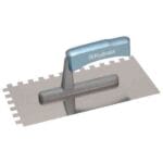 Gladilka zidarska 270 X 130 mm - Zob 8 X 8 mm - Lesen ročaj / Inox