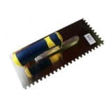 Gladilka zidarska 280 X 120 mm - Zob 10 X 10 mm - Ročaj 'Bi' / Inox Popar