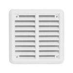 Zračnik na vijake 100 X 100 mm / Bel Z Mrežo [Haco] - Vm 100X100 Kb