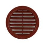 Zračnik vgradni Fi= 100 mm - Rjav Z Mrežo - Vm 100 H [Haco]