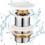 SDR Ceramiche Click-Clack sifon - bela sijaj