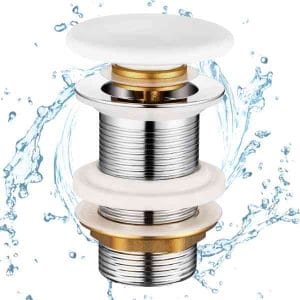 SDR Ceramiche Click-Clack sifon - bela sijaj