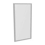 Kolpa tuš stena SQ Line TS90/CH - silver profil/chinchilla