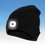 Kapriol Valmp Kapa z lučko črna polnilna