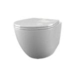 SDR Ceramiche viseča WC školjka BULL500 rimless - bela sijaj