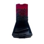 ECEF komplet valjanih svedrov DIN338 HSS-R 1-10 mm x 0,5 mm [19 kos/set]