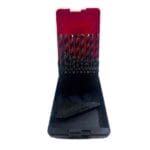 ECEV komplet brušenih svedrov DIN338 HSS-G 1-10 mm x 0,5 mm [19 kos/set]