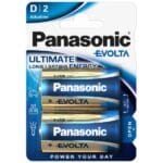 Baterijski vložek Panasonic Evolta D / Mono / LR20 (2 Kos)