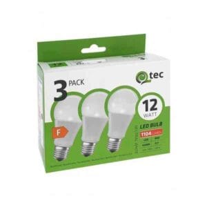 Žarnica Led Qtec 12W E-27- A60 [4200K - 3/1]