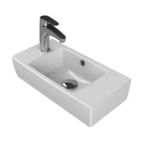 CeraStyle umivalnik CITY 50×25 cm – levi