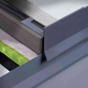 Profilitec BHS55A50270 Border Aluminum Emb Mic Grey H20M x H55 (Zaključni profil bleščeče sivi) 270 cm – Barva: A50