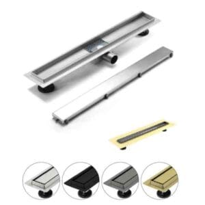 Lacus kanaleta tuš 7 x 80 cm - INOX spazzolato [LC80X]