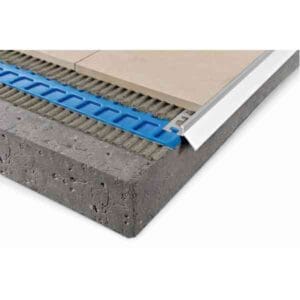 Progress Proterrace Eco PTEE.AA.8 Odkapni srebrni eloksirani aluminij - H:8 mm [L: 2,7 m] Mat