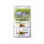 Profilitec RJC100AOBSET2 Roundjolly End Cap Brushed Gold H10 mm (2 kos/pak)