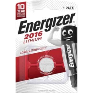 Baterijski vložek Energizer CR2016 Lithium 3V