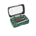 Hikoki Garnitura Vijačni Nastavki z račno (24 kos/set)