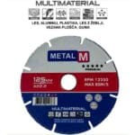 METALM večnamenska rezalna plošča 125×22.23