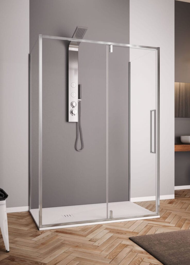 Tuš kabina Lacus – minimalistična izvedba