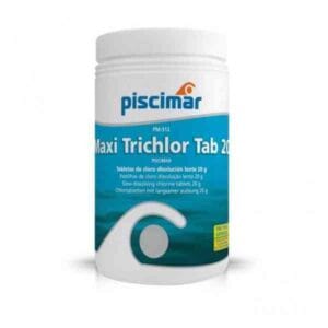 Piscimar maxi trichlor 20g / 1kg - Počasi topne klorove tablete