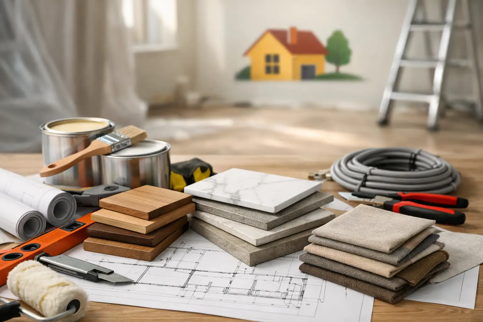 Material za adaptacijo stanovanja brez napak