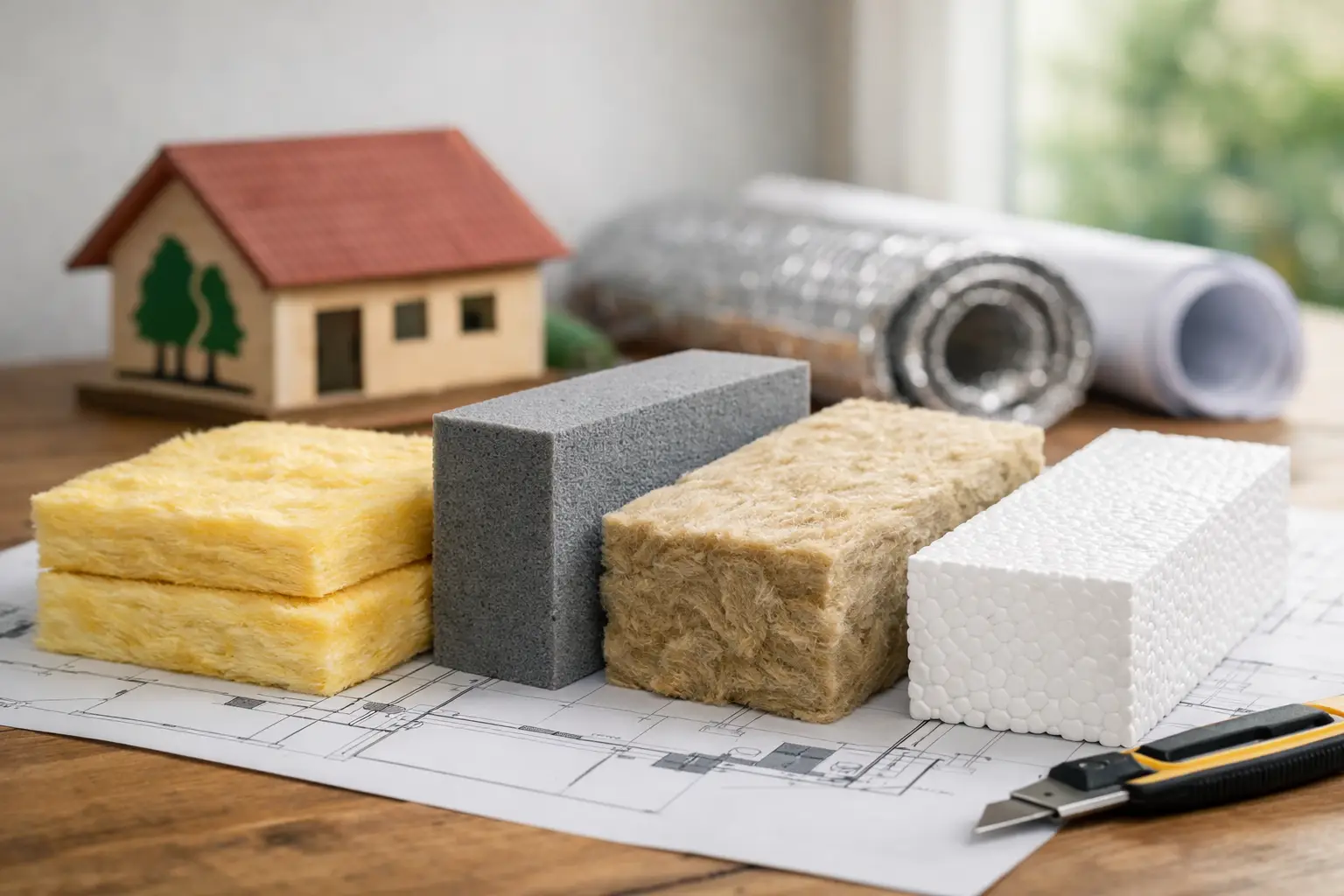 Toplotna izolacija - primerjava materialov