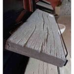 Talna plošča Timber 90 x 25 x 4 cm - rjava - imitacija lesa