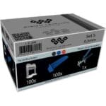 System Leveling - Set S - nivelacijski distančniki + zagozde + klešče 0,5 mm [12-22 mm] / 100+100+1