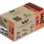 System Leveling - Set S - nivelacijski distančniki + zagozde + klešče 2,0 mm [12-22 mm] / 100+100+1