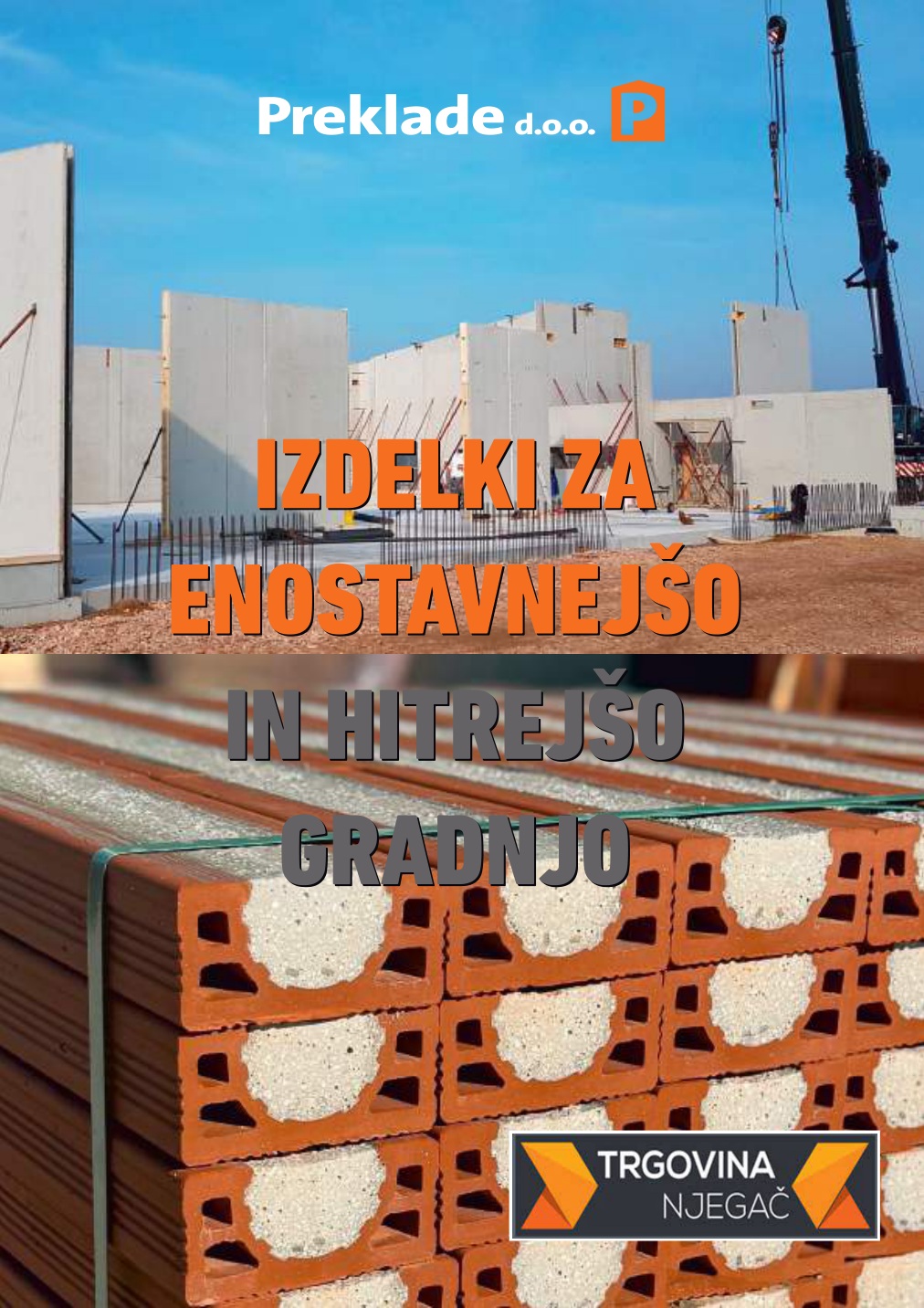 Naslovnica kataloga Preklade 2025 – Trgovina Njegač