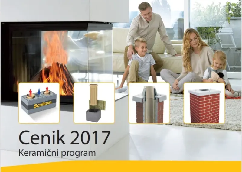 Cenik izdelkov proizvajalca Schiedel za leto 2017