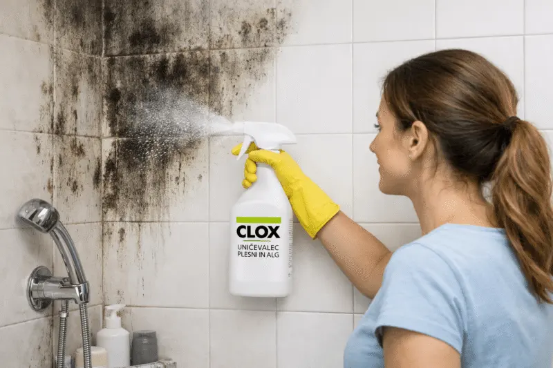 Clox proti plesni in algam: učinkovita rešitev za čiste stene, fuge in fasade
